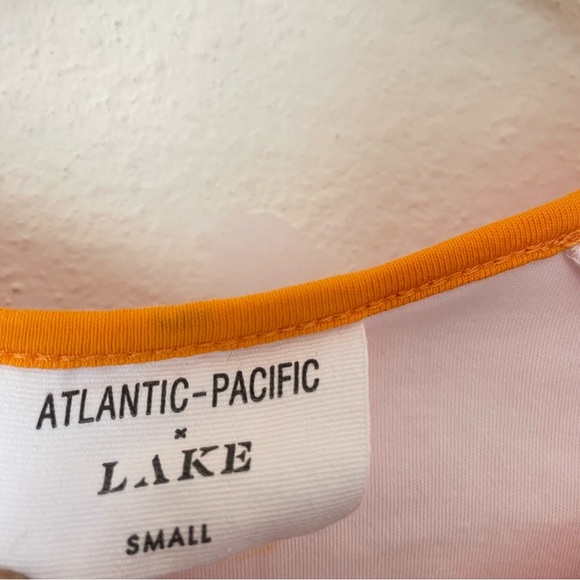 LAKE x Atlantic Pacific Penny 100% Pima Cotton Dotted Pajama Top Only Small - Picture 4 of 6